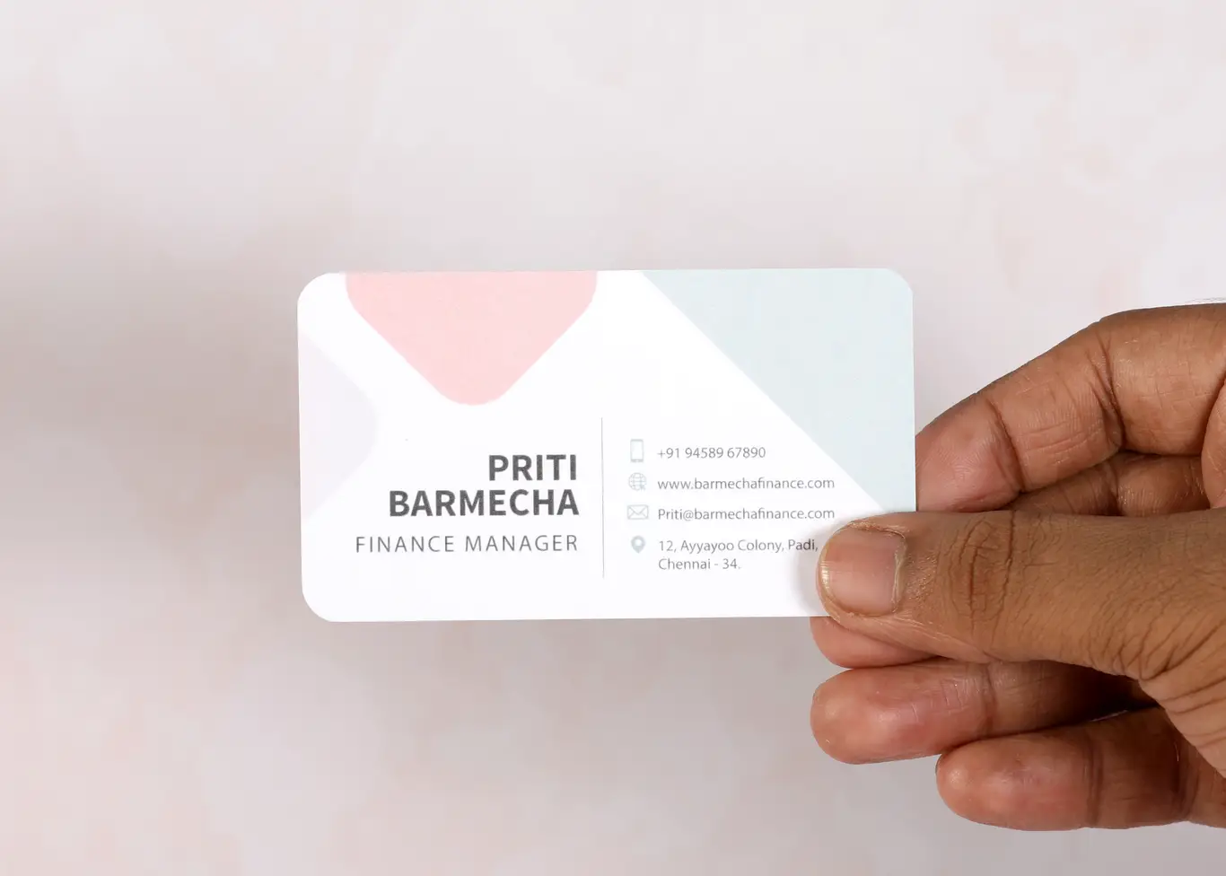 Simple and attractive id card